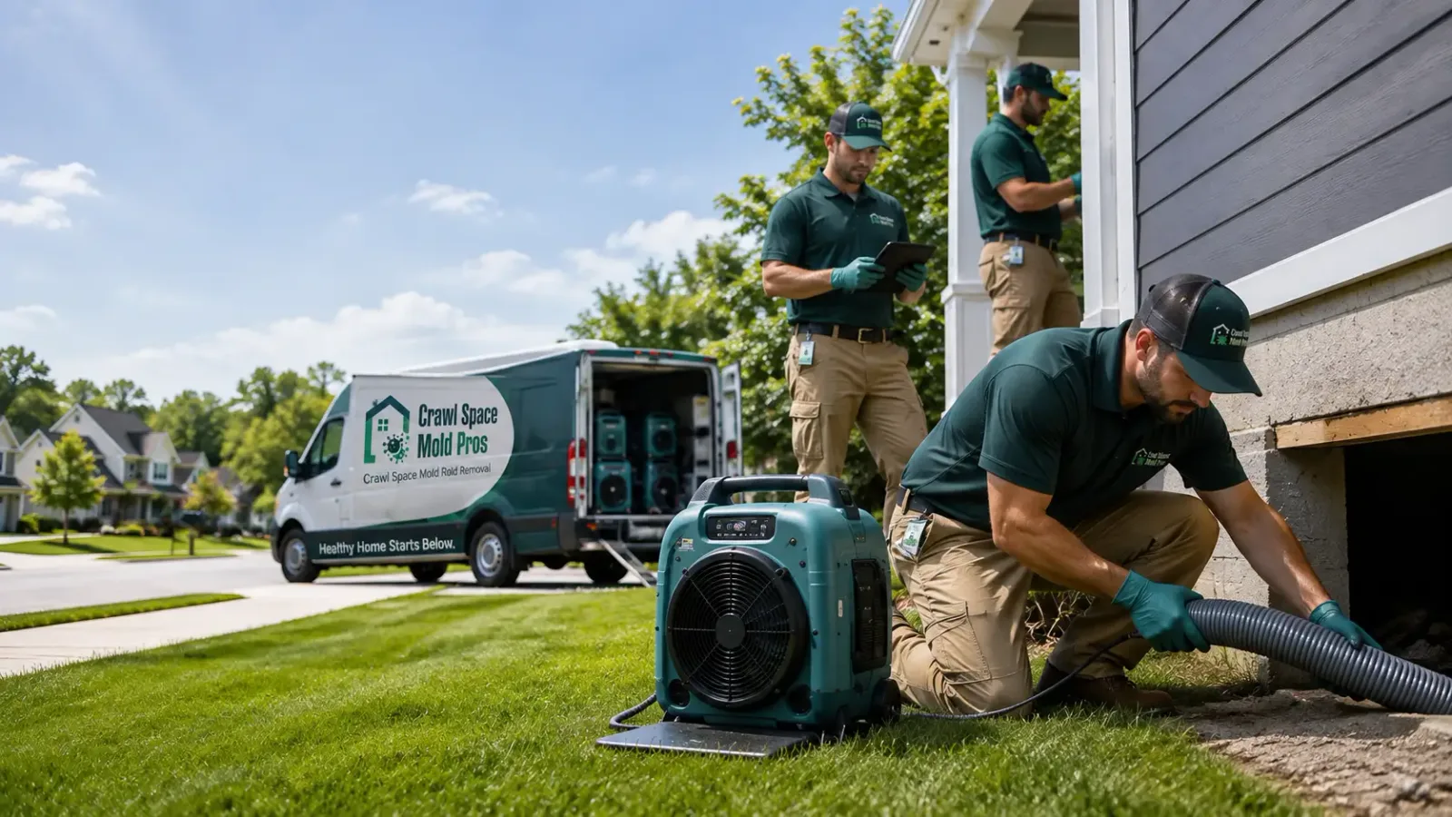Crawl Space Mold Removal in Rosamond, CA